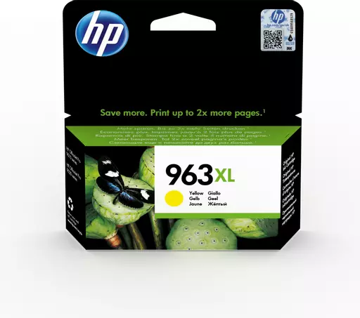 HP 3JA29AE/963XL Ink cartridge yellow high-capacity, 1.6K pages 22.92ml for HP OJ Pro 9010/e/9020/9020 e