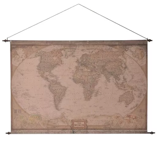 Hanging World Map