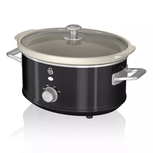 3.5L Slow Cooker Retro Black