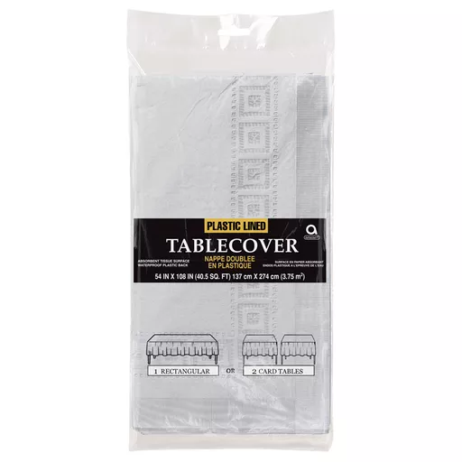 Silver Paper Tablecover