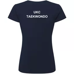 UniversityOfKent_Taekwondo_LadiesT-Shirt_Navy_Back.png