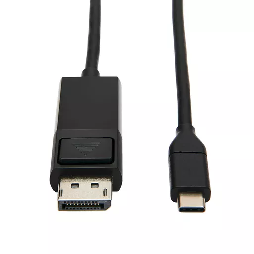 Tripp Lite U444-003-DP-BE USB-C to DisplayPort Adapter Cable (M/M), 4K 60 Hz, HDR, Locking DP Connector, 3 ft. (0.9 m)