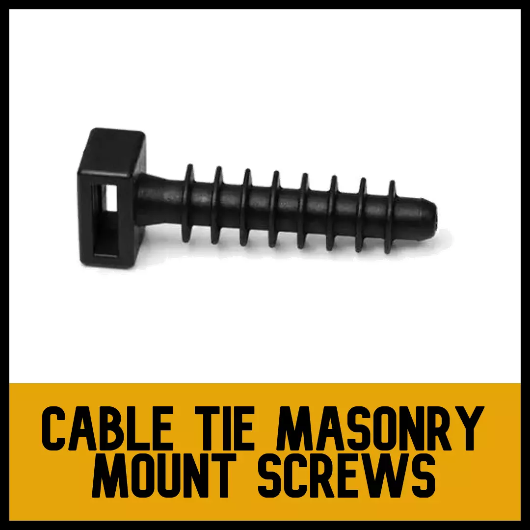 Cable Tie Masonry Mount Screws
