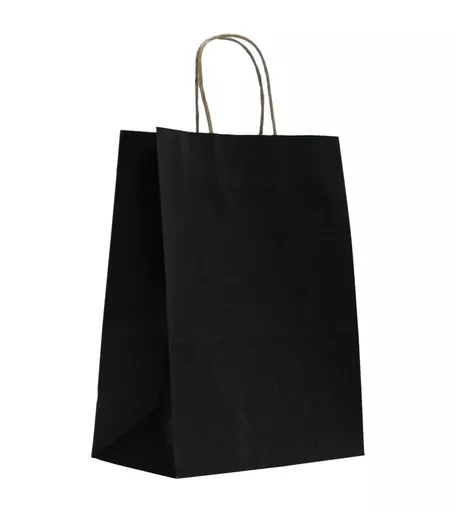 Black Paper Bag - Pack of 50