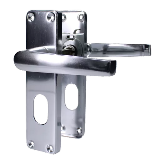 ASEC Stafford Plate Furniture Lever Oval Lock Handle