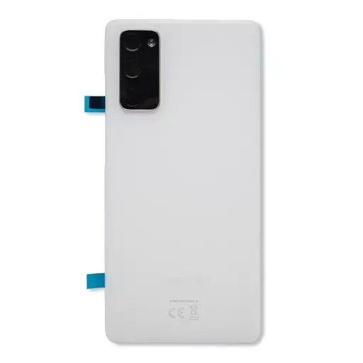 Back Cover w/ Camera Lens (Service Pack) (Cloud White) - For Galaxy S20 FE 5G (G781)