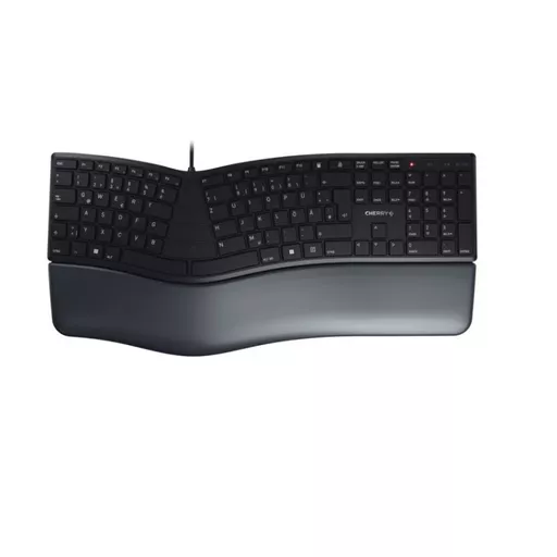 CHERRY KC 4500 ERGO keyboard Universal USB QWERTY Spanish Black