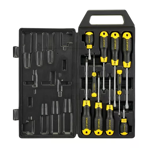 Stanley 10 PCE Cushion Grip Screwdriver