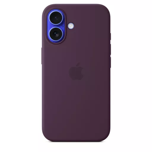 Apple iPhone 16 Silicone Case with MagSafe - Plum