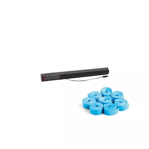Equinox Electric Confetti Streamer Cannon 50cm Light Blue