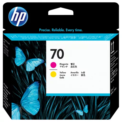 HP C9406A/70 Printhead magenta + yellow 130ml for HP DesignJet Z 2100/3100/3200/5400/PhotoSmart B 9180