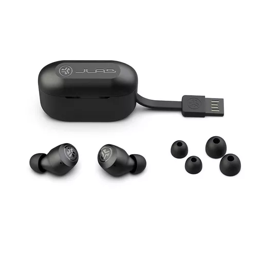 JLab GO Air POP True Wireless Headphones True Wireless Stereo (TWS) In-ear Calls/Music Bluetooth Black