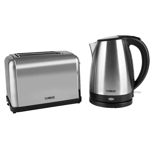 S/Steel Kettle and Toaster