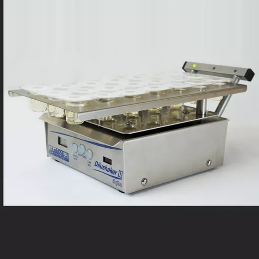 Dilushaker III digital with LED ramp for 21 cups