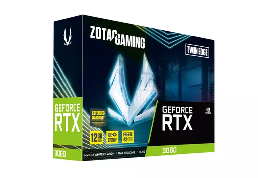 Zotac GAMING GeForce RTX 3060 Twin Edge NVIDIA 12 GB GDDR6