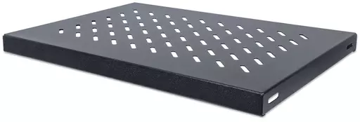 Intellinet 19" Fixed Shelf, 1U, 345mm Depth, Max 50kg, Black