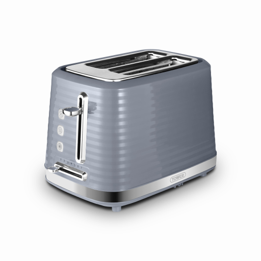 Photos - Toaster Tower Saturn 2 Slice  Grey T20083GRY 