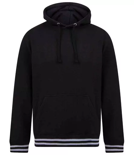 Front Row Unisex Striped Cuff Hoodie