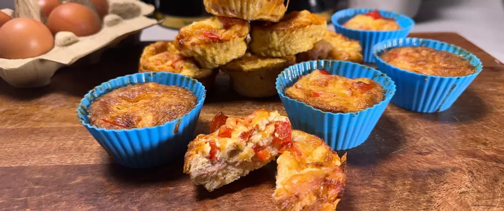 Air Fryer Egg Muffin Bites