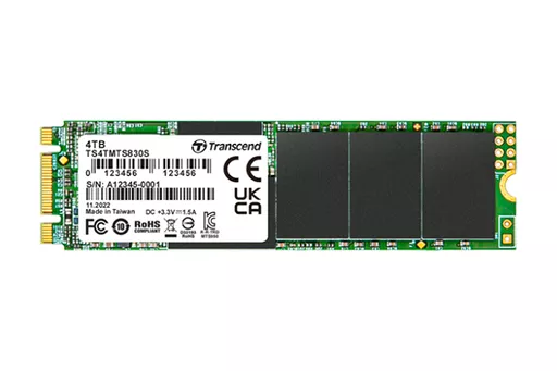 Transcend 830S M.2 4000 GB Serial ATA III 3D NAND