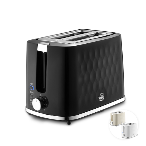 Swan Hexton Variable Width 2 Slice Toaster