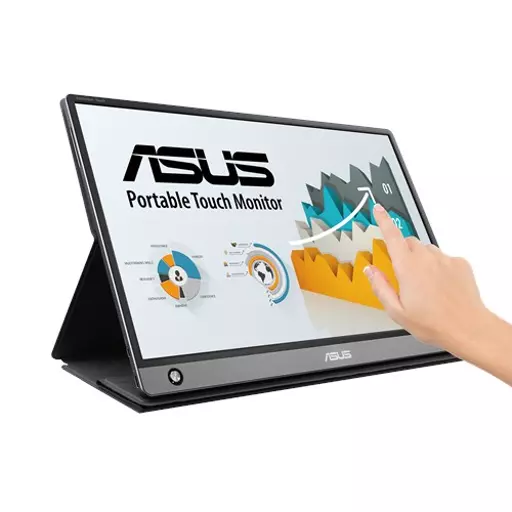 ASUS MB16AMT 39.6 cm (15.6") 1920 x 1080 pixels Full HD LED Touchscreen Multi-user Black, Grey