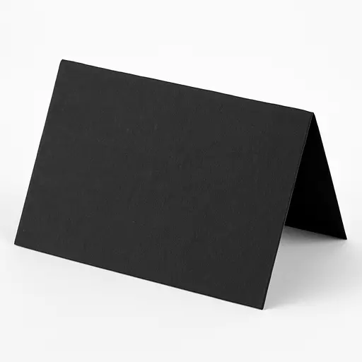 450gsm Black Place Cards - 90mm x 100mm (Pack of 50)