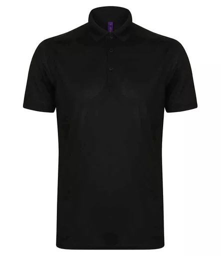 Henbury Slim Fit Stretch Microfine Piqu Polo Shirt