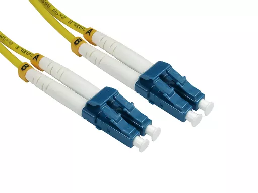 Cables Direct FB2S-LCLC-100Y fibre optic cable 10 m 2x LC Yellow