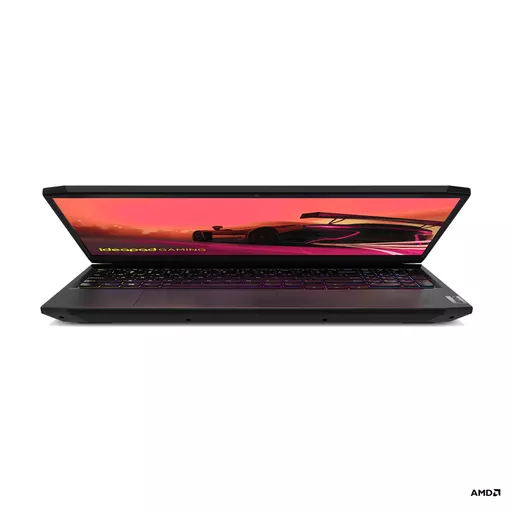 Lenovo IdeaPad Gaming 3 15ACH6 AMD Ryzen™ 5 5600H Laptop 39.6 cm (15.6") Full HD 8 GB DDR4-SDRAM 512 GB SSD NVIDIA GeForce RTX 3050 Ti Wi-Fi 6 (802.11ax) Windows 11 Home UK English Black