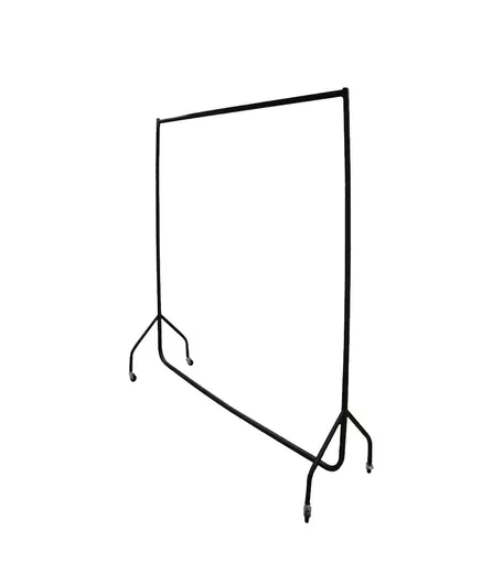 6ft Black Heavy Duty Clothes Rail with 600mm Extension Bars (7ft tall)