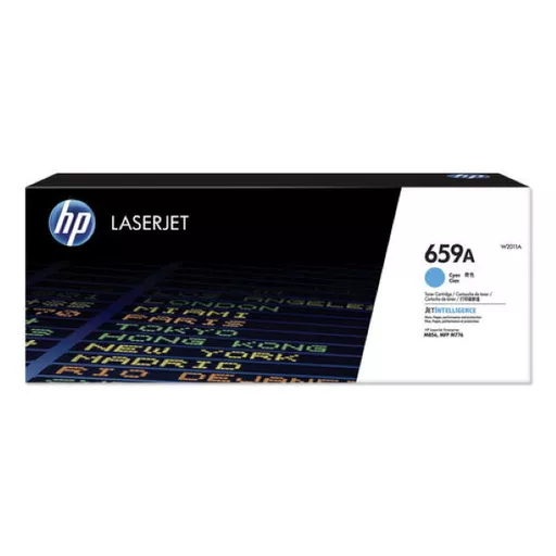 HP 659A (W2011A) Standard Yield Cyan Original LaserJet Toner Cartridge (13000 Yield)