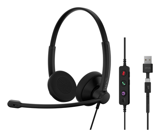EPOS 1001420 IMPACT 100 UC Stereo USB-C+A Headset