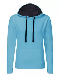 Ladies' Contrast Hoodie