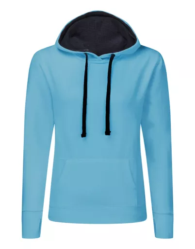 Ladies' Contrast Hoodie