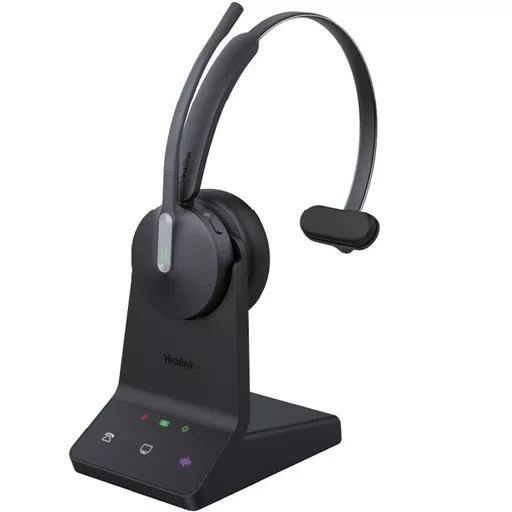 Yealink WH64 Hybrid Mono Teams Headset Wireless Head-band Office/Call center Micro-USB Bluetooth Black