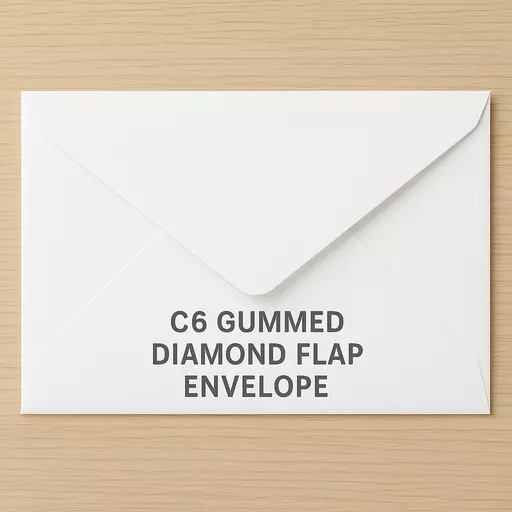 100gsm White C6 Greetings Card Envelopes