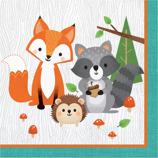 Woodland Animals Napkins