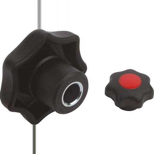 K0155 Star Grips Form K Threaded Bush With Cap Size M4-M16