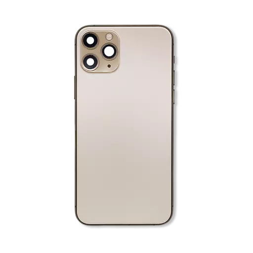 Back Housing With Internal Parts (Gold) (No Logo) - For iPhone 11 Pro