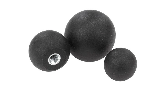 K0158 - Ball Knobs In Thermoplastic Two Bush Types Thread Size M4-M10