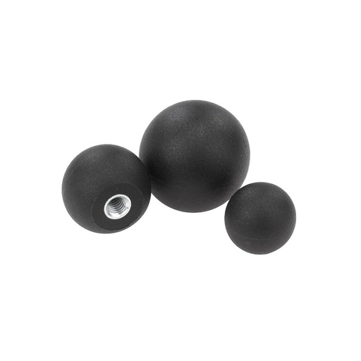 K0158 - Ball Knobs In Thermoplastic Two Bush Types Thread Size M4-M10