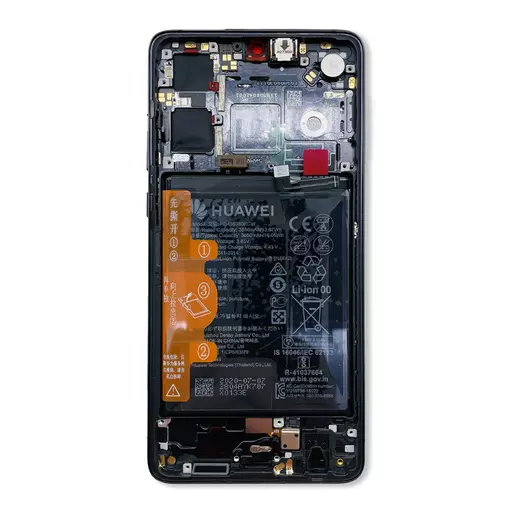 OLED Screen Assembly + Battery (Service Pack) (Black) - Huawei P30 Dual SIM