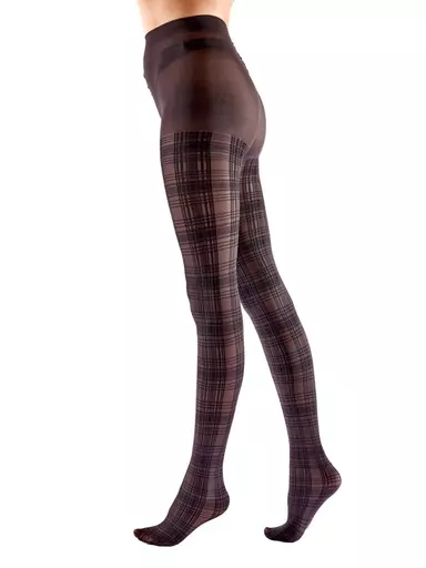 Pretty Polly Tartan Fashion Tights side view.jpg