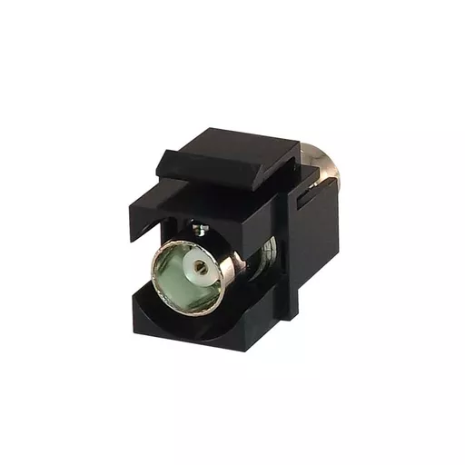 BNC 50Ω ohm Keystone Coupler, Black
