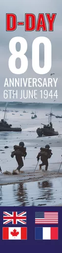 D-Day Portrait Banner