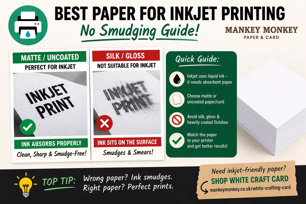 Best Paper for Inkjet Printing (No Smudging Guide)