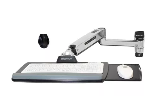 Ergotron LX Sit-Stand Wall Mount Keyboard Arm Stainless steel