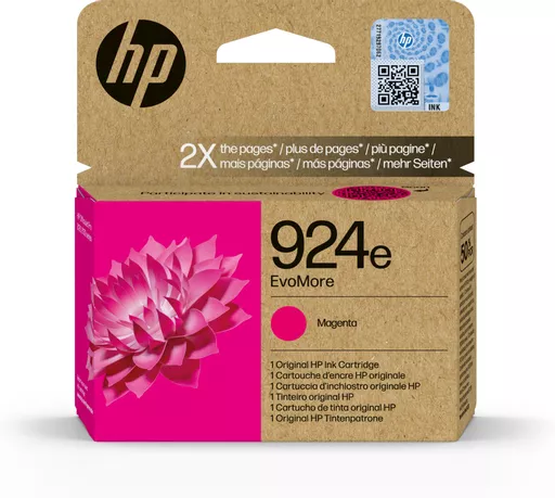 HP 4K0U8NE/924E Ink cartridge magenta EvoMore, 800 pages ISO/IEC 19752 for HP OJ Pro 8120/e