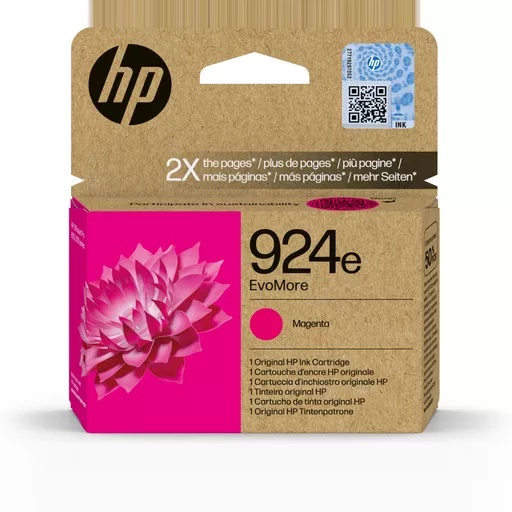 HP 4K0U8NE/924E Ink cartridge magenta EvoMore, 800 pages ISO/IEC 19752 for HP OJ Pro 8120/e